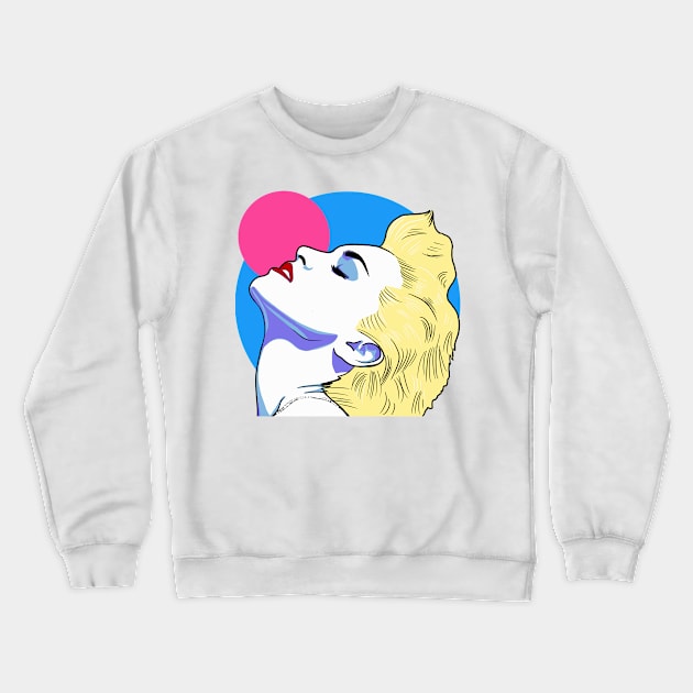 Madonna True Blue Crewneck Sweatshirt by UnleashedCreationz